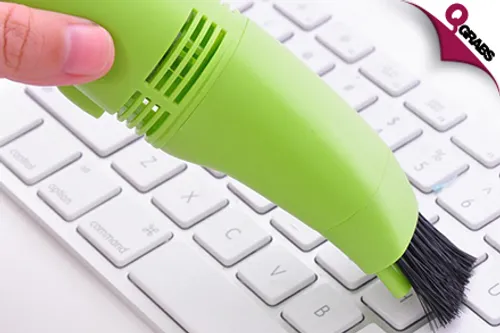 From QR29 Get Those Hard-to-Reach Spots with a Keyboard Vacuum Cleaner - Choose from 4 Colors! (Up to QR118 Value)